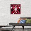Trends International NBA Chicago Bulls - Lonzo Ball 22 Wall Poster, 14.725" x 22.375", Barnwood Framed Version view 2