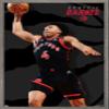 Trends International NBA Toronto Raptors - Scottie Barnes 22 Wall Poster, 14.725" x 22.375", Barnwood Framed Version