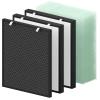 FMDZFL Air400 Replacement Filter for Bissell Air400, 2 H13 True HEPA and 1 Activated Carbon Pack with 8 Pre-Filter, Compared to Part #2521,2520,3365 view 1