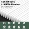 FMDZFL Air400 Replacement Filter for Bissell Air400, 2 H13 True HEPA and 1 Activated Carbon Pack with 8 Pre-Filter, Compared to Part #2521,2520,3365 view 3