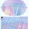 Bed Canopy Curtain Bed Curtain Baby Bed Canopy Bedcover Bed Canopy Curtain Bedding Romantic Baby Girl Round Dome Tent Cotton Bed Tent Curtain (Color : T, Size : 2.0m (6.6 feet) Bed) view 2