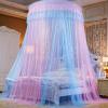 Bed Canopy Curtain Bed Curtain Baby Bed Canopy Bedcover Bed Canopy Curtain Bedding Romantic Baby Girl Round Dome Tent Cotton Bed Tent Curtain (Color : T, Size : 2.0m (6.6 feet) Bed) view 4