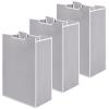 Bonuci 3 Pcs Laundry Sorter Replacement Bags Hamper Cart Removable Replacement Laundry Storage Organizer Bag Hamper Liner, No Hooks 14.76 x 8.66 x 21.65 Inch (Gray) view 1