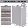 Bonuci 3 Pcs Laundry Sorter Replacement Bags Hamper Cart Removable Replacement Laundry Storage Organizer Bag Hamper Liner, No Hooks 14.76 x 8.66 x 21.65 Inch (Gray) view 3