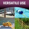 Kemp USA 600 FT Premium 3-Strand Polypropylene Floating Rope 3/4 Inch U.V. Stabilized Rot-Proof Pool Lane Divider Anchor Rope for Pools Lakes Golf Courses Yellow view 4