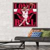 Trends International NBA Chicago Bulls - Lonzo Ball 22 Wall Poster, 22.375" x 34", Barnwood Framed Version view 2
