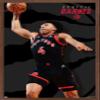 Trends International NBA Toronto Raptors - Scottie Barnes 22 Wall Poster, 22.375" x 34", Mahogany Framed Version view 1