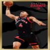 Trends International NBA Toronto Raptors - Scottie Barnes 22 Wall Poster, 22.375" x 34", Gold Framed Version view 1