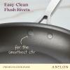 Anolon Ascend Hard Anodized Nonstick Frying Pan/Skillet - Good for All Stovetops (Gas, Glass Top, Electric & Induction), Dishwasher & Oven Safe with Stainless Steel Handle, 12 Inch - Bronze view 3