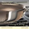 Anolon Ascend Hard Anodized Nonstick Frying Pan/Skillet - Good for All Stovetops (Gas, Glass Top, Electric & Induction), Dishwasher & Oven Safe with Stainless Steel Handle, 12 Inch - Bronze view 4