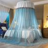 Bed Canopy Curtain Bed Curtain Bedcover Bed Canopy Curtain Bedding Romantic Baby Girl Round Dome Tent Cotton Bed Tent Curtain (Color : C, Size : 1.8x2.2m Bed) view 4