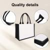 TOPTIE Custom Canvas Tote Bags Personalized Corporate Shopping Bags view 4