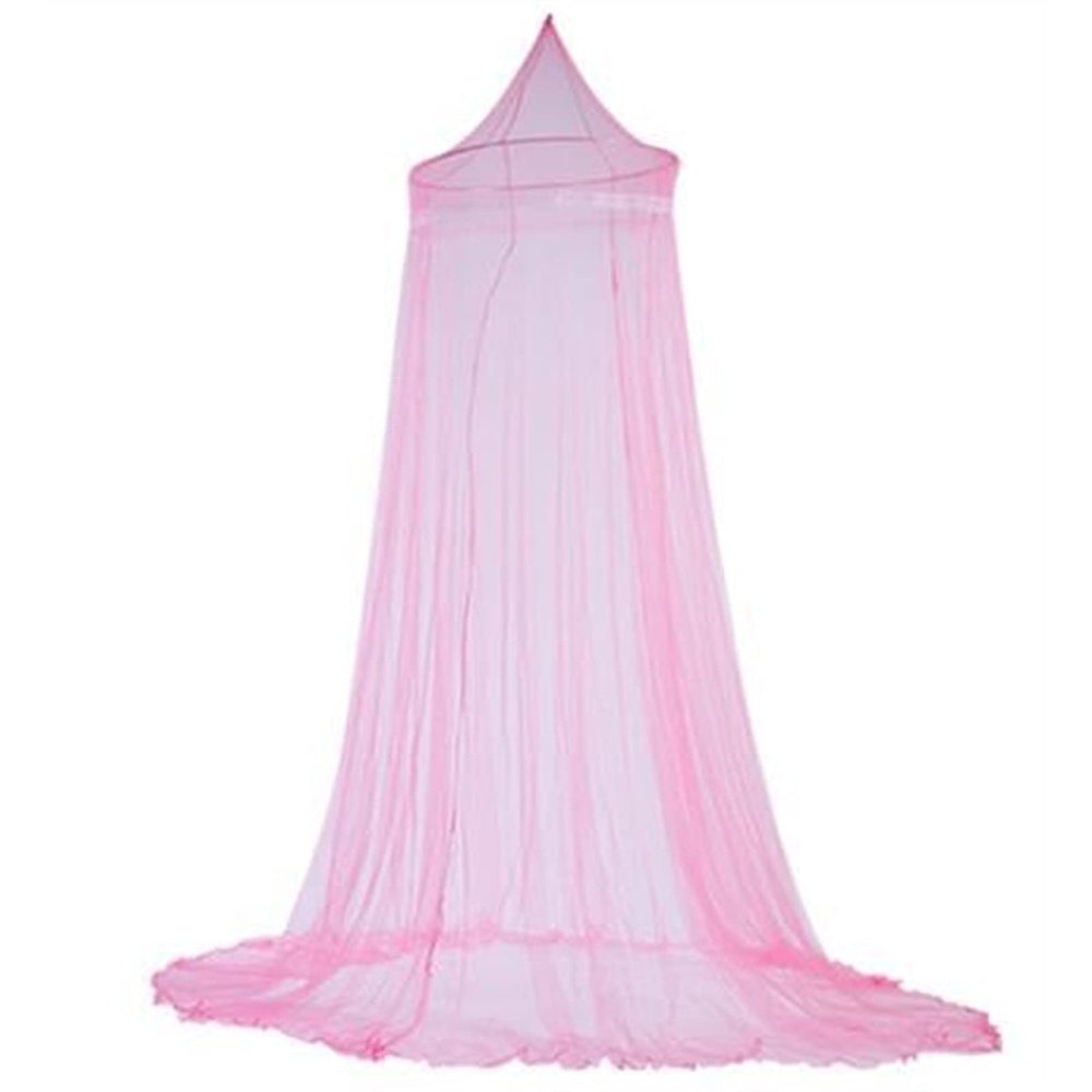 Bed Canopy Curtain Elegant Hung Dome Bed Curtain for Summer Mesh Fabric Home Lace Baby Bed Canopy Netting Room Bedding Bed Tent Curtain (Color : B)