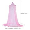 Bed Canopy Curtain Elegant Hung Dome Bed Curtain for Summer Mesh Fabric Home Lace Baby Bed Canopy Netting Room Bedding Bed Tent Curtain (Color : B) view 3