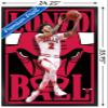 Trends International NBA Chicago Bulls - Lonzo Ball 22 Wall Poster, 22.375" x 34", Black Framed Version view 3