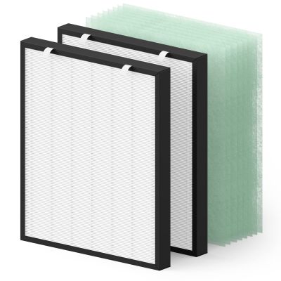 FMDZFL Air400 Replacement Filter for Bissell Air400, 2 H13 True HEPA with 8 Pre-Filter, Compared to Part #2521,2520,3365