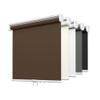 LazBlinds No Tools No Drill Cordless Roller Shades, 100% Blackout Roller Blinds for Windows, Thermal Insulated UV Protection Waterproof Roll Up Window Blinds and Shades, 29'' W x 72'' H, Brown view 1