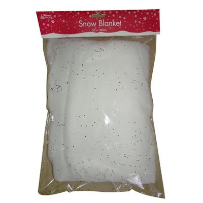 Christmas Snow Blanket, Artificial Snow Blanket Fake Snow Blanket for Christmas Decorations 32 x 39inch Fake Indoor Snow Blanket Artificial Snow Blanket Under The Christmas Tree