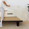 Silver Cotton Box Spring Cover King Size - 100% Egyptian Cotton Wrap Around 4 Sides Bed Skirt for Hotel & Home, Fits Box Springs up to 20 - King, Taupe view 3