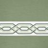 ACHIM Paige 5-Piece Window Curtain Set - 55 Width, 84 Length, 2 Inch Rod Pocket - Green - Light Filtering Set Includes Valance with Attached Panels & Two Tie Backs - Machine Washable Home Decor view 3