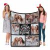 MyPupSocks Custom Photo Blanket for BFF Sisters Gift - Always My Sister Forever My Friend - Personalized Friendship Blanket Cozy and Throw Blanket 40"x50", Made in USA view 2
