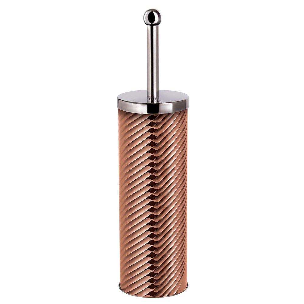 B BERLINGER HAUS BERLINGERHAUS PROFESSIONAL PRECISION Berlinger Haus 40 cm, Toilet Anti-Splash, Portable Drilling Brush Holder, Metallic Line Modern Design, Rose Gold/Stainless Steel, One Size