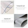 Clear Tarp Curtains,PVC Heavy Duty Waterproof Tarpaulin with Grommets,Transparent Tarp Side Panels for Pergola Porch Patio Gazebo,Weatherproof/Tear Resistant Side Curtains,WH-1.53.3m(4.9 * 1.8ft) view 2
