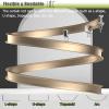 Ceiling/Wall Mount Sliding Curtain Track, Shower Privacy Partition Bendable Rail, Flexible Room Dividers Rod for Clinics/Hospital, Golden Aluminum Alloy ( Color : Ceiling Mount , Size : 13.5m/44.2ft ) view 3