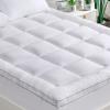 GRT Pillowtop Mattress Topper King Size, Rayon from Bamboo Mattress Cover Padded with 900gsm 3D Snow Down Alternative Filling, Extra Thick Mattress Pad King for Back Pain view 1