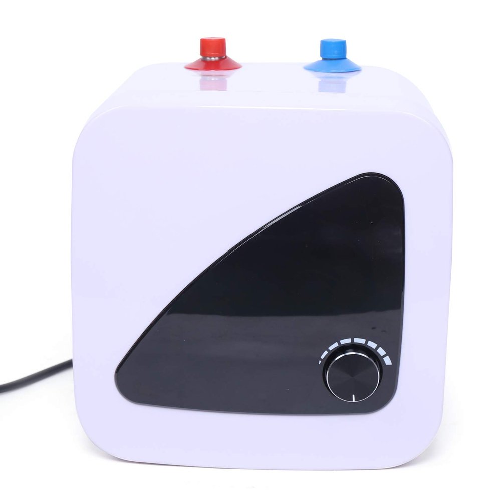 110V 1500W Portable Electric Hot Water Heater Tank with Digital Temperature Display,Instant Mini Electric Hot Water Heater Adjustable Temperature for Kitchen Bathroom (8L)