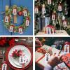Christmas Tree Decoration Set - 20 Sets of Handmade Interior Christmas Decoration DIY Creative Small Gift Bag - Multifunctional Christmas Decoration Gift Bag view 4