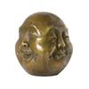 Addune Buddha Head Statue Four Faces Pleasure Anger Sorrow Joy Brass Home Decor Lucky Gifts view 1