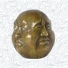 Addune Buddha Head Statue Four Faces Pleasure Anger Sorrow Joy Brass Home Decor Lucky Gifts view 4