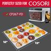 GUCUJI Silicone Dehydrator Sheets for COSORI CP267-FD, 12x13 Inch Non-Stick BPA Free, Pack of 6 (Premium Reusable Food Dehydrator Mesh Mats) view 2
