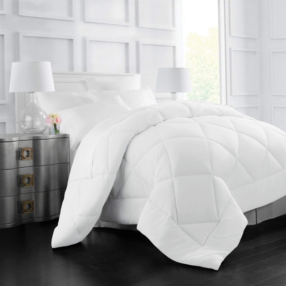 1 Piece Duvet Insert Palatial King 120x98Comforter All Season White Alternative Comforter Soft and Fluffy