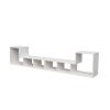 Aoguzhao DIY TV Stand Entertainment Center for TVs 45'' to 80'', Cube Bookshelf 2 Shelf Bookcase L-Shaped Shelves Open Storage Shelves for CDs/Movies/Books for Living Room view 4