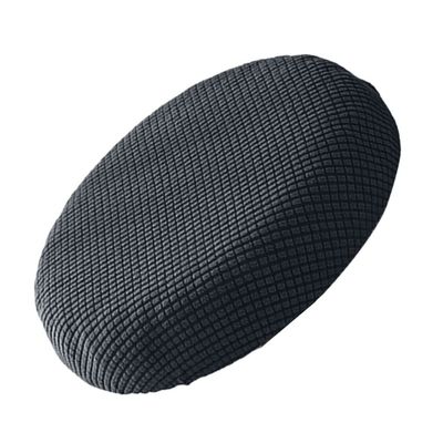 Veemoon Outdoor Cushion Covers Round Stool Cushion Cover with Elastic and Non Slip Bottom 11 inches Width Soft Protecting Home Office Bar Chair