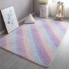 Gefosin Luminous Area Rug Glow in The Dark for Bedroom Living Room, Unique Soft Washable Modern Indoor Rugs for Children Dorm Home Decor, Rainbow Stars 2.6x5.2 Feet view 3