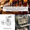 MRbrew Draft Beer Long Shank Faucet Kit, 3'' Beer Shank No Leak 1/4'' Beer Line Nipple Barb Fitting Shank Beer Tap for Kegerator Brewing with Self-Closing Tap, Stainless Steel Core for Home Beer Party view 4