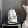 BOOMLATU Abstract Face Ceramic Tissue Holder,Decorative Paper Holder Bathroom Accessories for Bathroom,Bedrooms and Living Rooms (Black spot on White) view 3