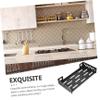 FOMIYES 1set Wall-mounted Spice Rack Multi-function Seasoning Organizer Shelf Sturdy Space Storage for Kitchen Easy to Install view 3
