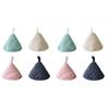 8 Pcs Plain Fabric Pot Cap Pot Handle Sleeve Triangle Pan Knob Cover Cloth Barbecue Collet view 1