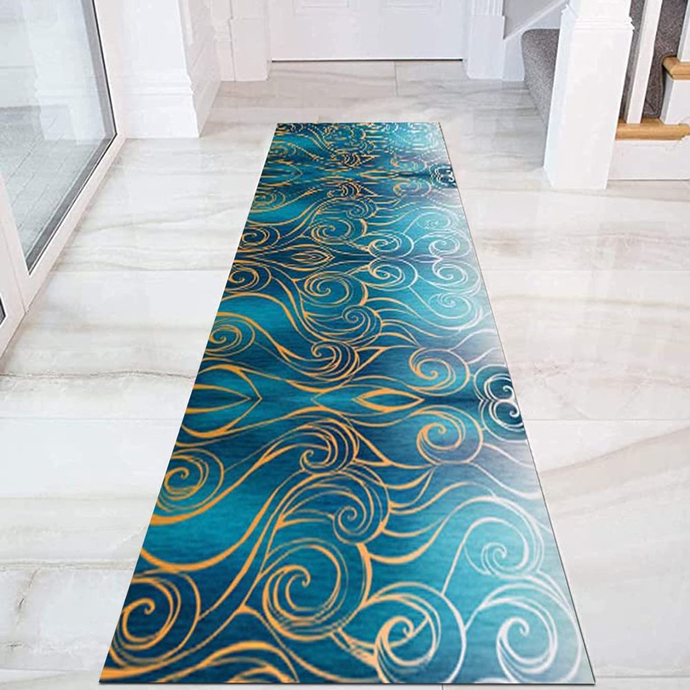 Long Carpet Runners for Hallway Modern Washable Area Rug Kitchen/Stair/Entryway Narrow Runner Rug 100cm/1.5m/2m/2.5m/300cm/350cm/4m/5m/6m Length (Size : 2 ft x 16.4 ft)