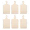 18 Pcs Wooden Mini Cutting Boards with Handle Wooden Paddle Chopping Board Wall Mountable Small Kitchen Serving Cooking Butcher Block for DIY Home Kitchen view 1