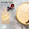 18 Pcs Wooden Mini Cutting Boards with Handle Wooden Paddle Chopping Board Wall Mountable Small Kitchen Serving Cooking Butcher Block for DIY Home Kitchen view 2