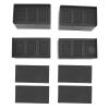 L Shape Rectangular Furniture Risers Rubber Stackable Sofa Risers for Table Couch Chair Bed Sofa Tables, Bed Risers 4 Pack, Bed Risers 4 Pack, L Shape Rectangular FurnitureL Shape Furniture R view 1