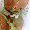 Glittering Reindeer Winter Deco Mesh Wreath view 3