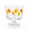 ADERIA 1960 Aderia Retro Dessert with Stem, Deep Glass, Alice, 9.1 fl oz (285 ml), Includes Gift Box, Made in Japan, Showa, Glass, Tableware, Stylish, Cute, Floral Pattern, Parfait, Sweets, Fruits, view 1