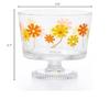 ADERIA 1960 Aderia Retro Dessert with Stem, Deep Glass, Alice, 9.1 fl oz (285 ml), Includes Gift Box, Made in Japan, Showa, Glass, Tableware, Stylish, Cute, Floral Pattern, Parfait, Sweets, Fruits, view 2