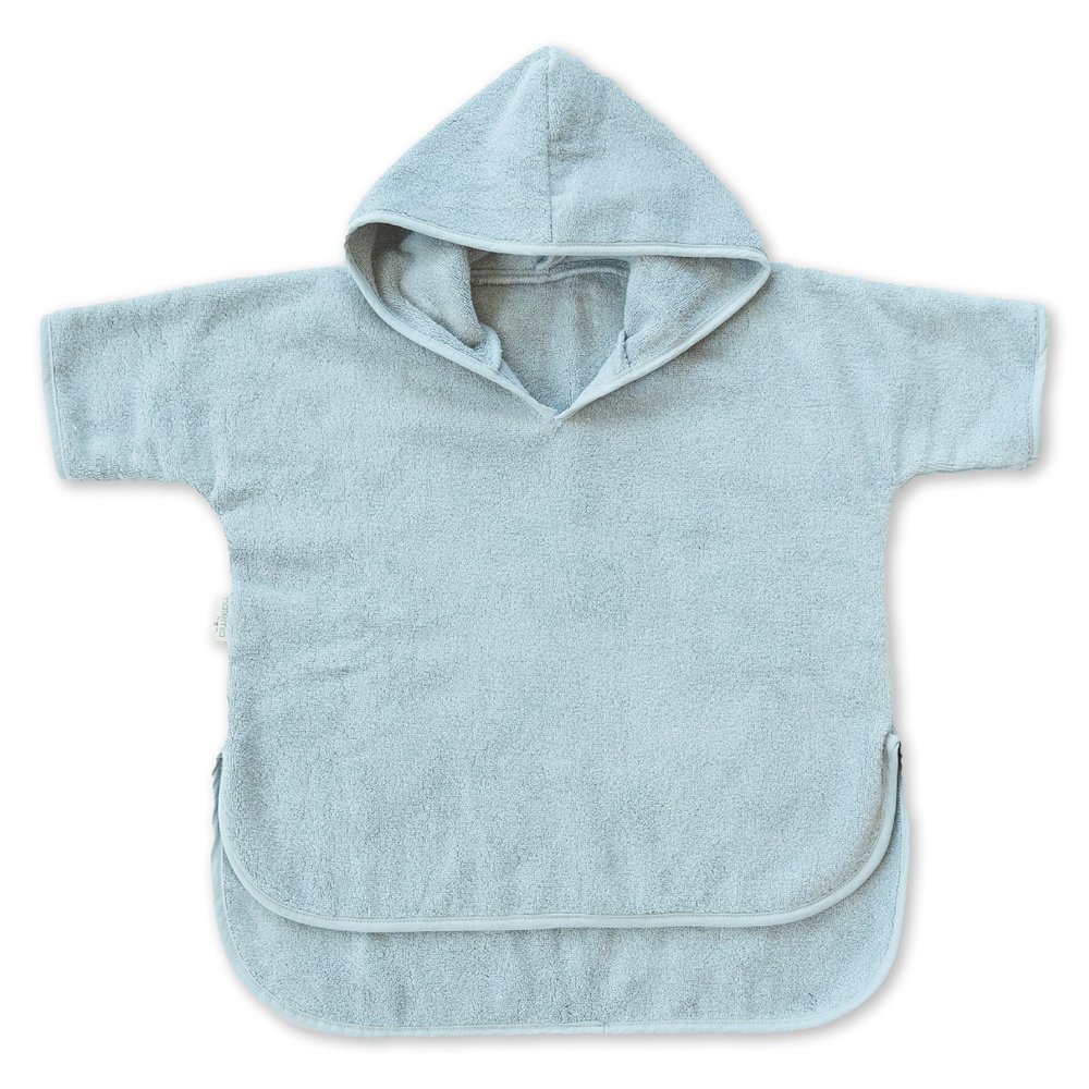 Natemia Hooded Towel Poncho  100% Organic Cotton - Kids & Toddler Beach Towel with Hood - GOTS Certified - Gentle on Sensitive Skin - Cozy Swim & Bath Towel for Boys, Girls - Perfect Registry Gift
